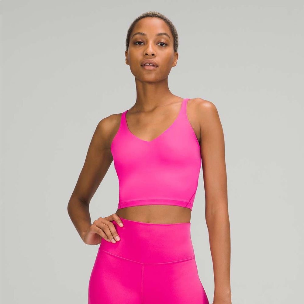 Lululemon Sonic Pink Align Tank Size 2